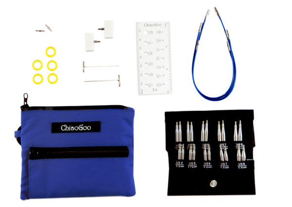 ChiaoGoo Twist Blue Shorties Set