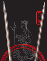 ChiaoGoo Fixed Red Lace Fixed Circular Needles