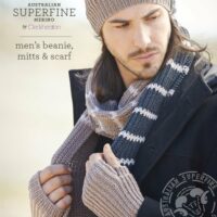 Men's Beanie, Mitts & Scarf Leaflet 453