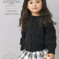 Tiny Bow Cardi & Vest Leaflet 455