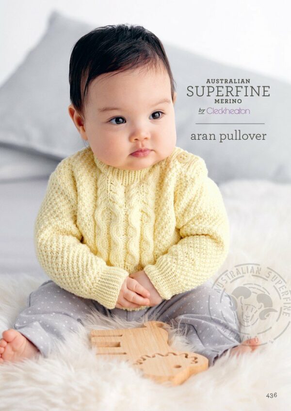 Aran Pullover Leaflet 436
