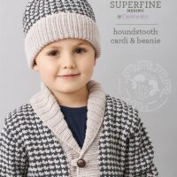 Houndstooth Cardi & Beanie Leaflet 456
