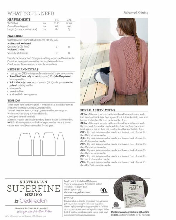 Sweater Cape Leaflet 402 - Image 2