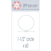 Hugs n Kisses EPP Iron ons – 1.5″ Circle x 60