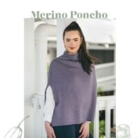 Crucci Ladies 8ply Merino Poncho Leaflet 2104