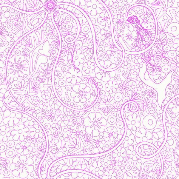 Sun Print Luminance Fuchsia Depths by Alison Glass