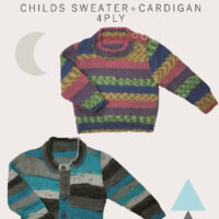 Crucci  Childs Sweater and Cardigan Leaflet 2205