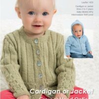 Crucci Baby Knitting Pattern Leaflet 1423