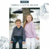 Crucci Kids Striped Cotton Sweater Leaflet 2124