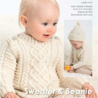 Crucci Baby Knitting Pattern Leaflet 1412