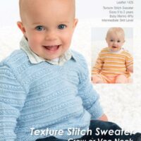 Crucci Baby Knitting Pattern Leaflet 1425