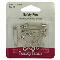 Safety Pins 45 Assorted