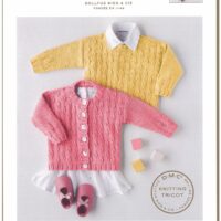DMC Baby Cotton Sweater & Cardigan Leaflet 7114