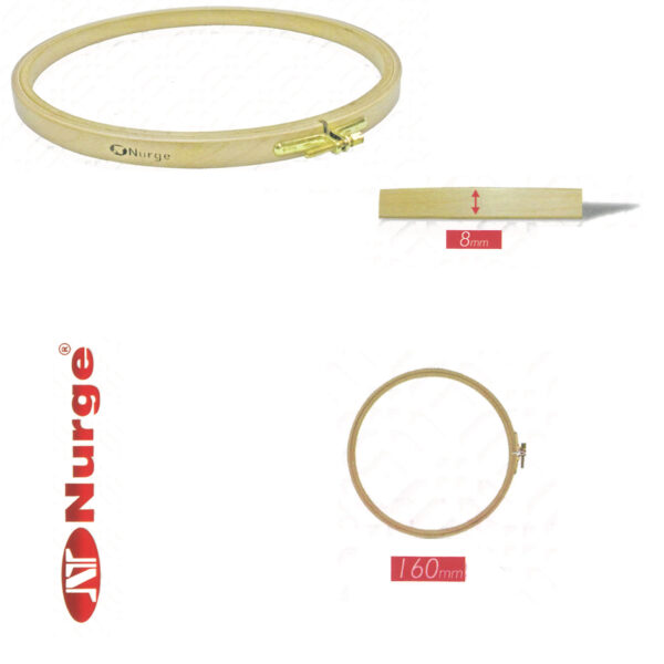 Nurge Beechwood Embroidery Hoop No.3