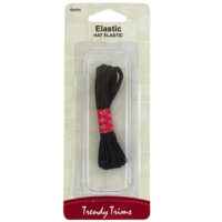 Trendy Trims - Elastic x 4m Hat Balck