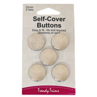 Nickel Self Cover Button