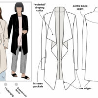 Style Arc Estelle Ponte Jacket (sizes 04 to 16)