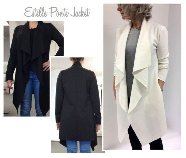 Style Arc Estelle Ponte Jacket (sizes 04 to 16) - Image 2