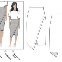 Style Arc Halle Stretch Skirt (sizes 04 to 16)