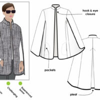 Style Arc Nell Cape (sizes 18 to 30)