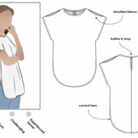 Style Arc Rae Tunic Pattern (sizes 04 to 16)