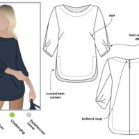 Style Arc Sadie Tunic (sizes 04 to 16)