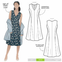 Style Arc Carnegie Woven Dress (sizes 18 to 30)