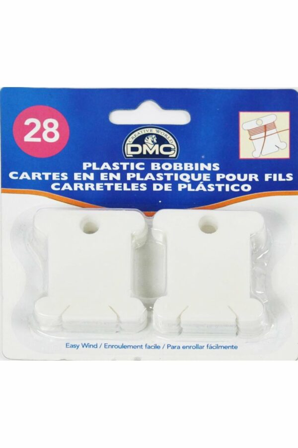 DMC 28  Plastic Floss Bobbins