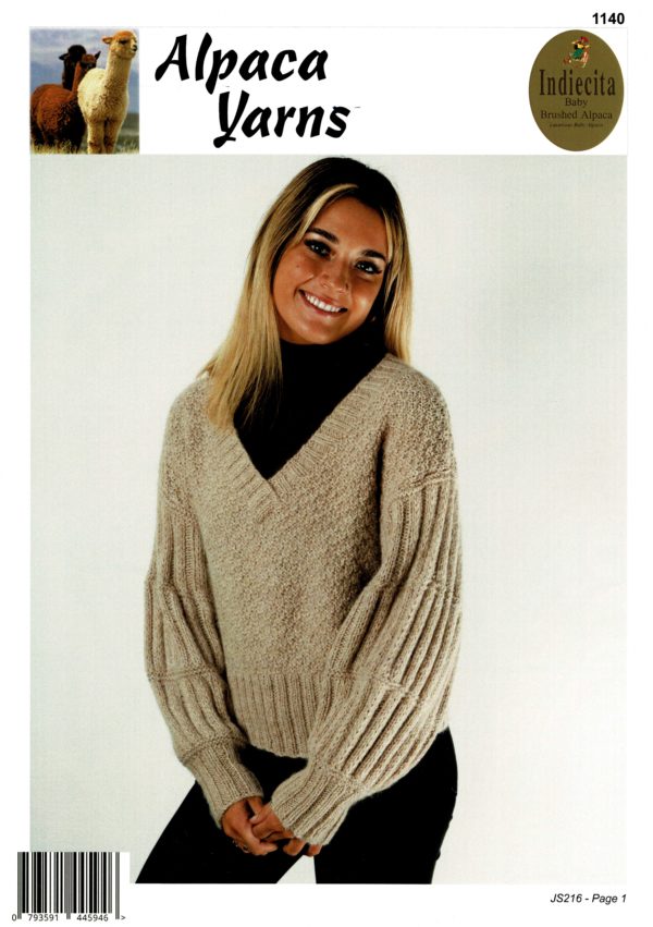 Alpaca Yarn Leaflet 1140