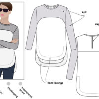 Style Arc Avery Tunic Top (sizes 04 to 16)