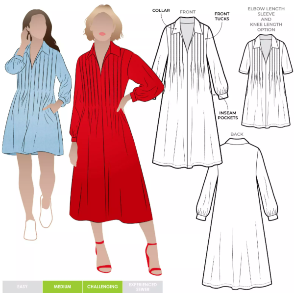 Style Arc Xanthe Woven Dress  (sizes 18 to 30)