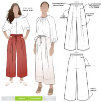 Style Arc Milan Woven Pants (sizes 18 to 30)