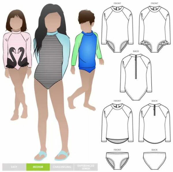 Style Arc Summer Swimsuit and Top ( size 01 to 07 )