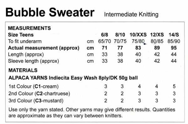 Alpaca Yarn Leaflet 1563 - Image 2