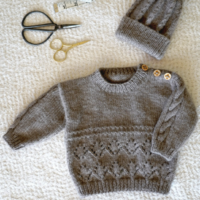 Lisa F Design Leaflet Bc123 - Lottie Sweater and Hat