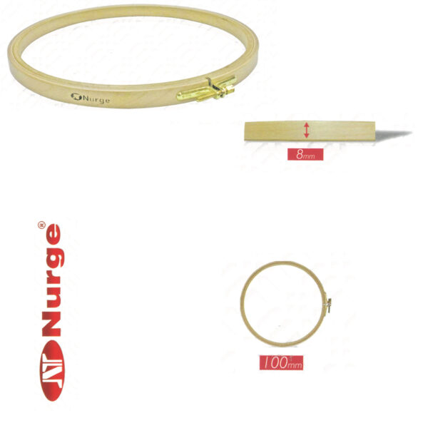 Nurge Beechwood Embroidery Hoop No.1