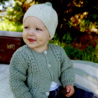Lisa F Design Leaflet Bc71 - Addison Cardi and Beanie