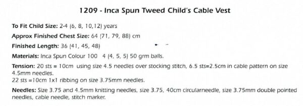 Alpaca Yarn Leaflet 1209 - Image 2