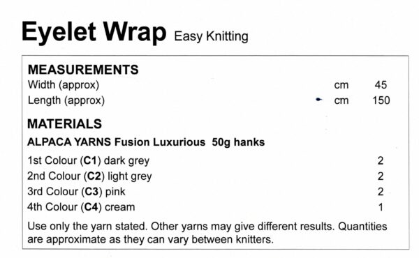 Alpaca Yarn Leaflet 2009 - Image 2