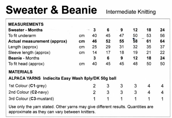 Alpaca Yarn Leaflet 1557 - Image 2