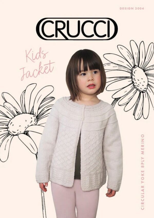 Crucci 8ply Kids Jacket  Leaflet 2004