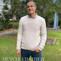 Crucci  Men's Multi Stitch Sweater Leaflet 2209