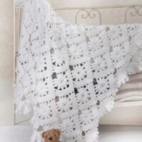 Peter Pan Leaflet P1276 Crochet Shawl and Booties