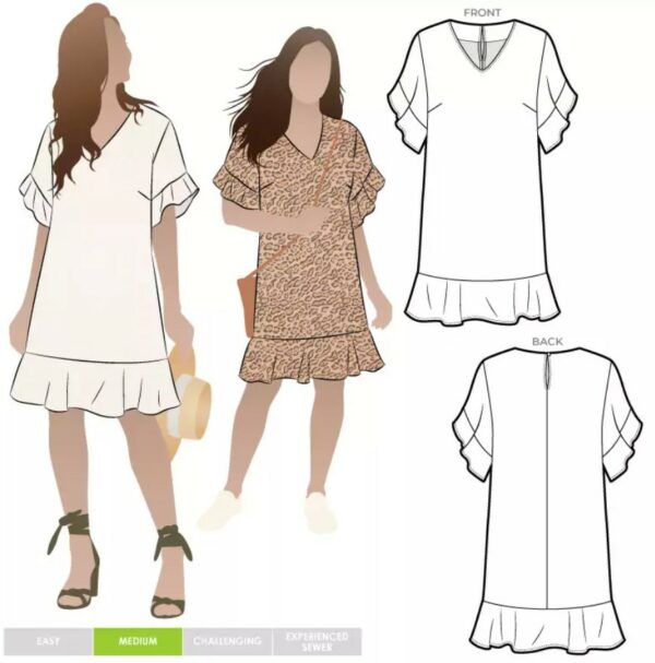 Style Arc Pixie Woven Dress (sizes 18 to 30)
