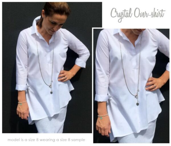 Style Arc Crystal Over-Shirt (sizes18 to 30) - Image 2