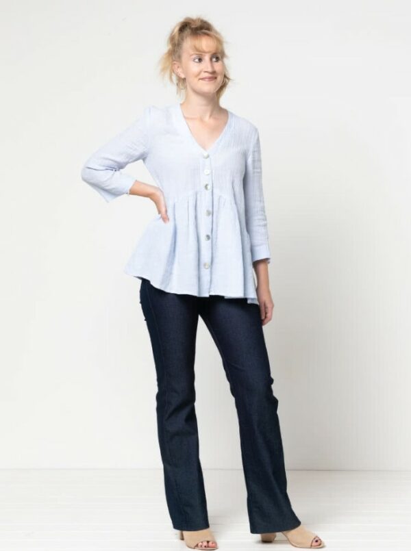 Style Arc Jules Woven Tunic (sizes 04 to 16) - Image 2