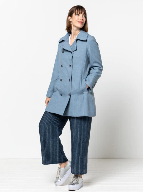 Style Arc Beatrice Pea Coat (sizes 18 to 30) - Image 2
