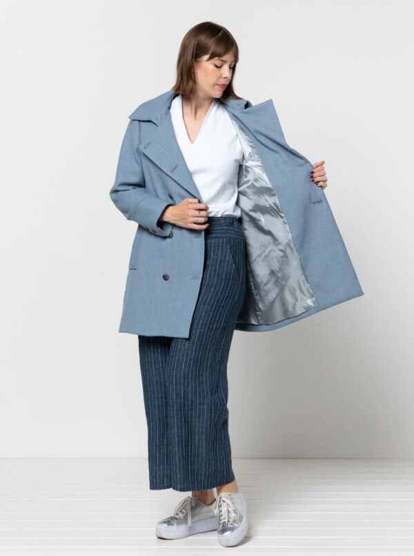 Style Arc Beatrice Pea Coat (sizes 18 to 30) - Image 3