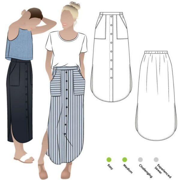 Style Arc Indigo Skirt  (sizes 04 to 16)