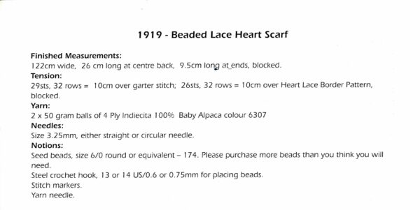 Alpaca Yarn Leaflet 1919 - Image 2